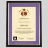 Buckinghamshire New University A4 graduation certificate Frame in Black and Gold