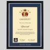 University of Lincoln A4 graduation certificate Frame in Black and Silver