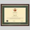 University of the West of Scotland A4 graduation certificate Frame in Teak and Gold